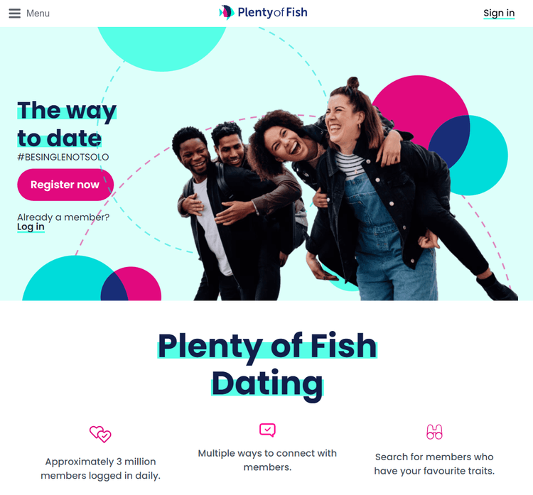 plenty of fish dating app